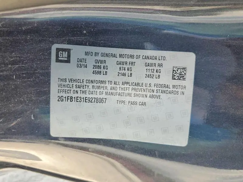 2014 CHEVROLET CAMARO LT  
