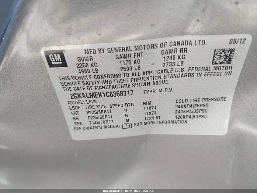 2012 GMC TERRAIN SLE-1