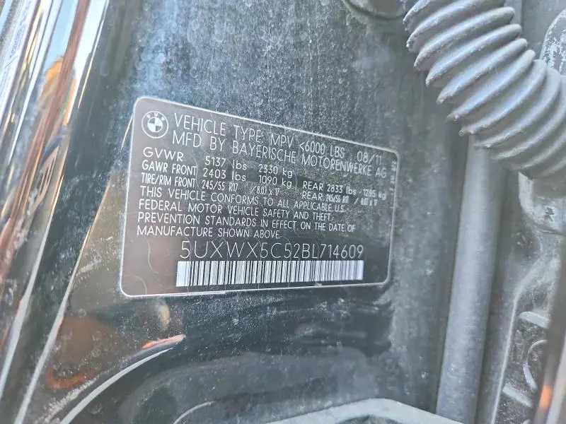 2011 BMW X3 XDRIVE28I  