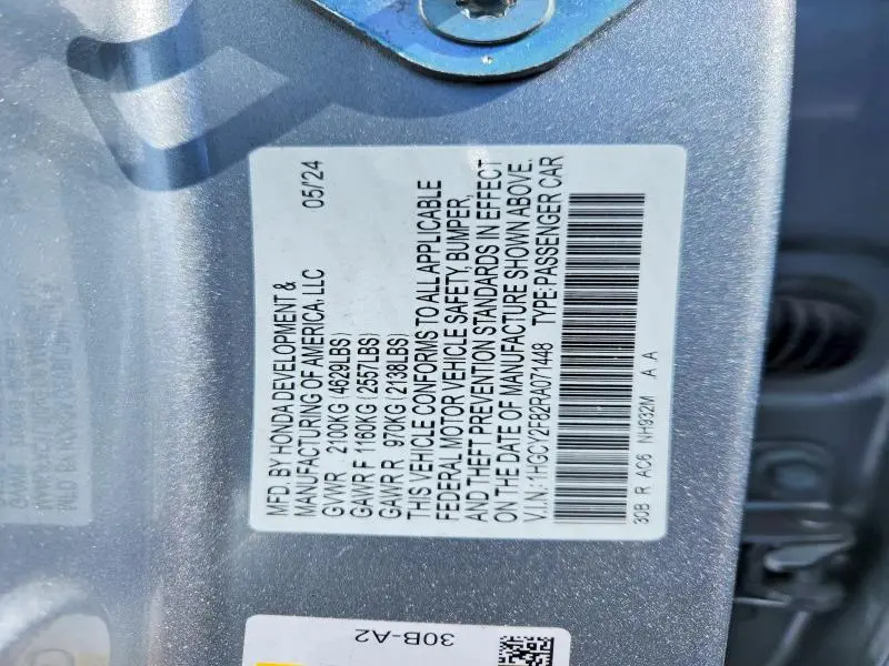2024 HONDA ACCORD TOURING HYBRID  