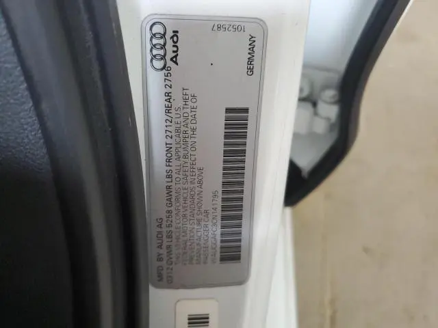 2012 AUDI A6 PREMIUM PLUS