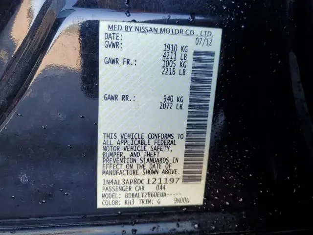 2013 NISSAN ALTIMA 2.5  