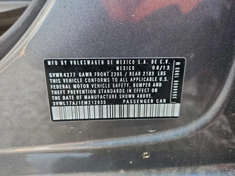 2014 VOLKSWAGEN JETTA SEL  