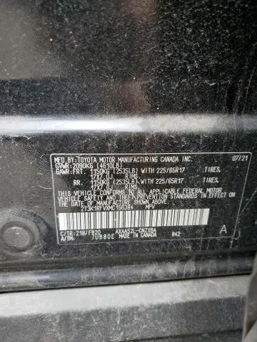 2021 TOYOTA RAV4 LE  