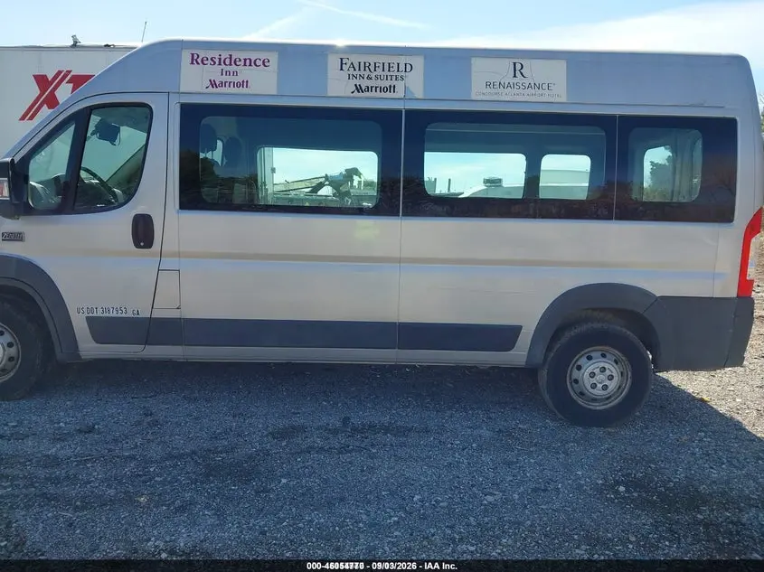 2014 RAM PROMASTER 2500 WINDOW VAN HIGH ROOF