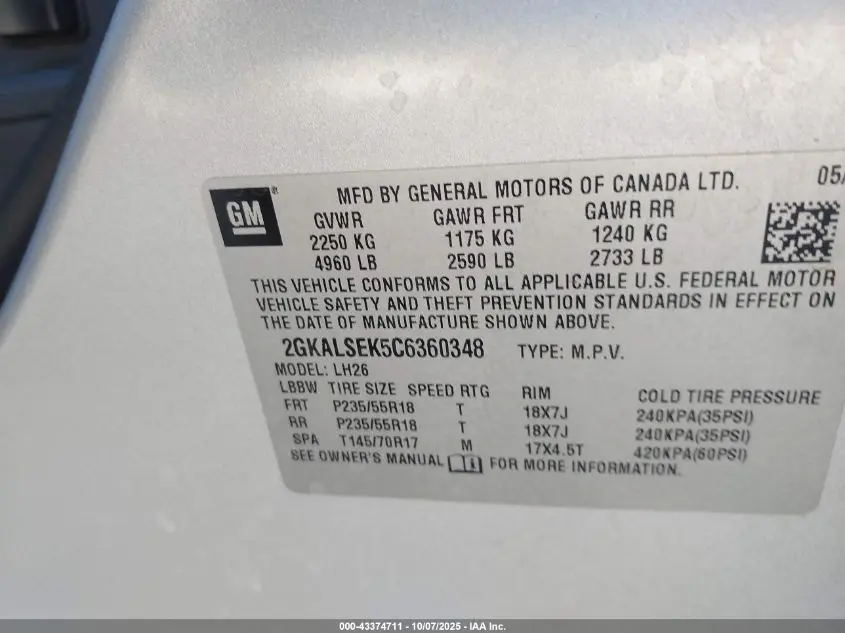 2012 GMC TERRAIN SLE-2