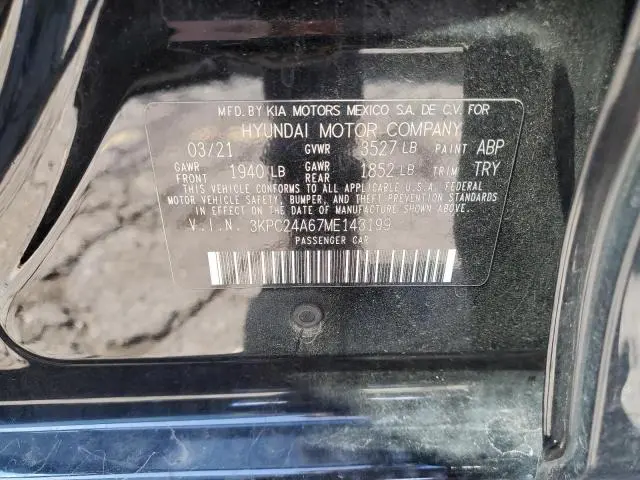 2021 HYUNDAI ACCENT SE  