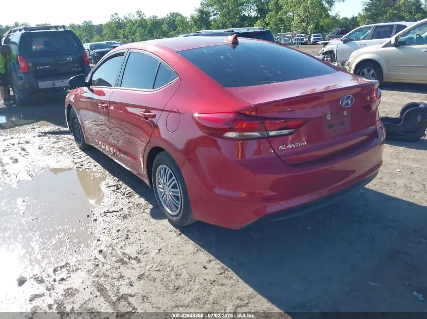 2018 HYUNDAI ELANTRA SEL