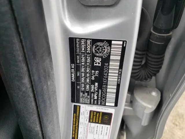 2019 MERCEDES-BENZ GLC 43 4MATIC AMG  