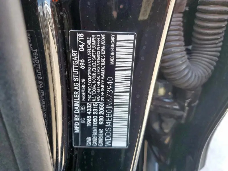 2018 MERCEDES-BENZ CLA 250