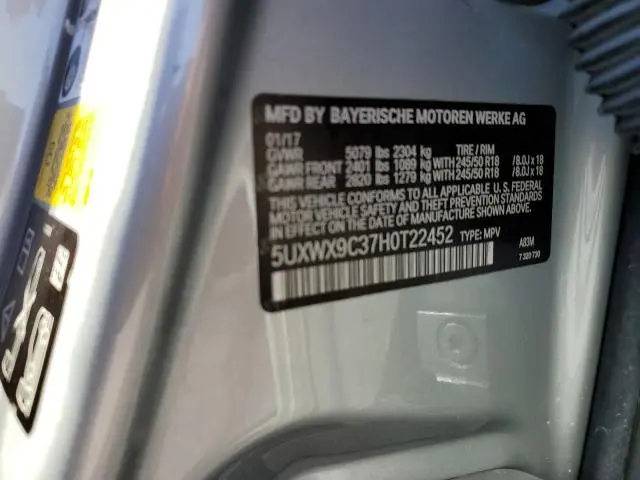 2017 BMW X3 XDRIVE28I  