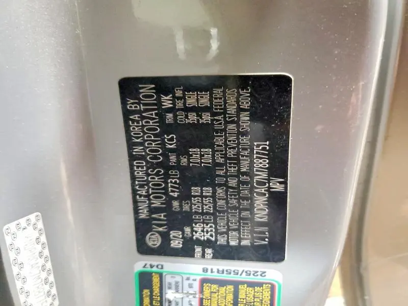 2021 KIA SPORTAGE EX  