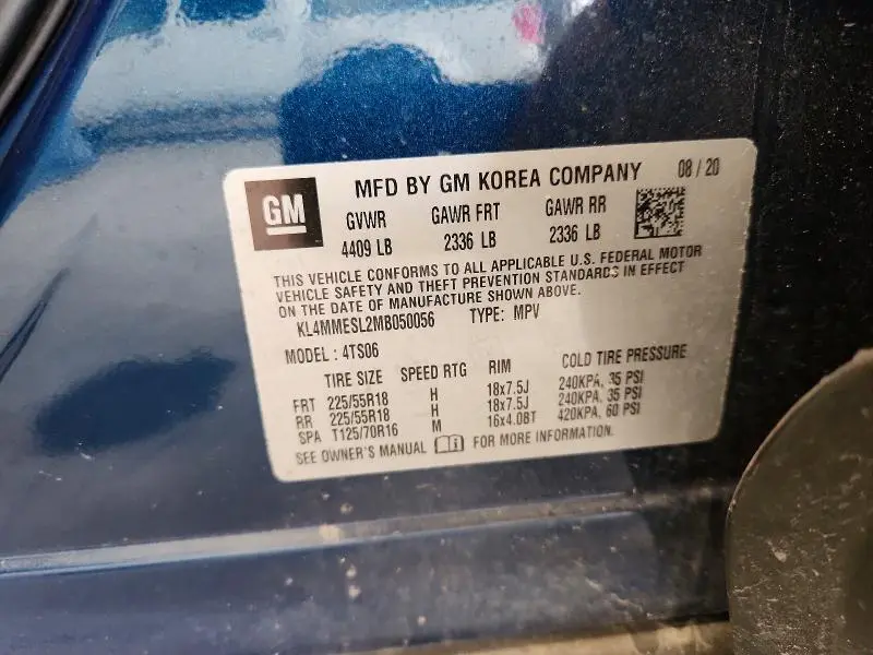 2021 BUICK ENCORE GX SELECT  