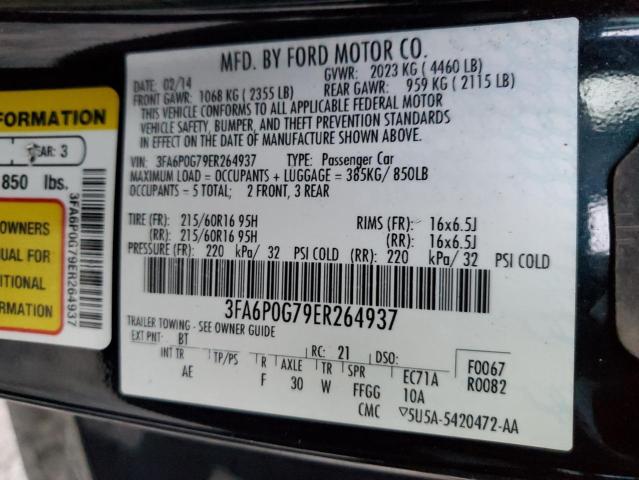 2014 FORD FUSION S