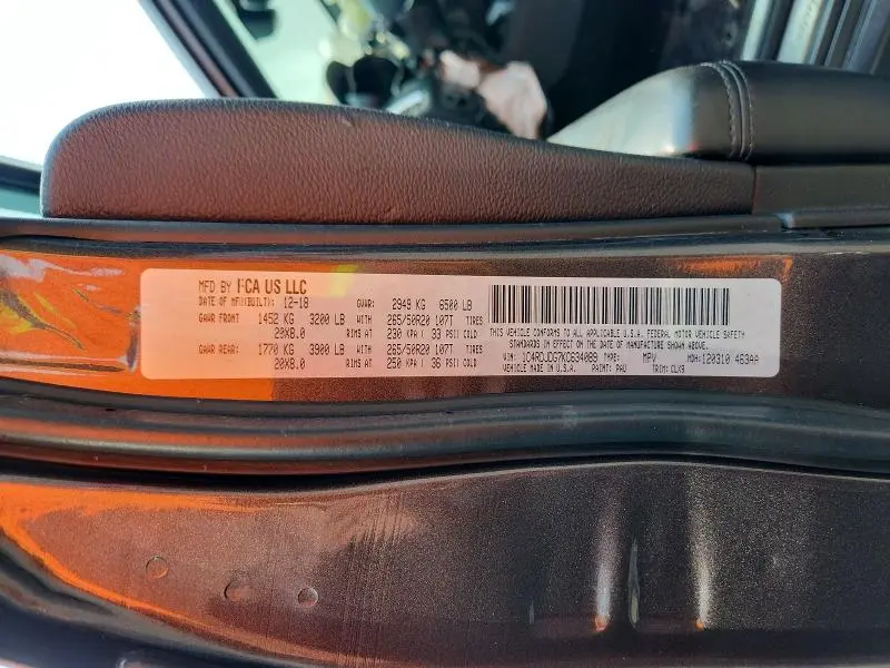 2019 DODGE DURANGO GT  