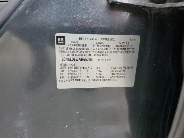 2010 CHEVROLET EQUINOX LT  