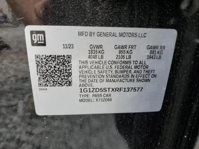 2024 CHEVROLET MALIBU LT  