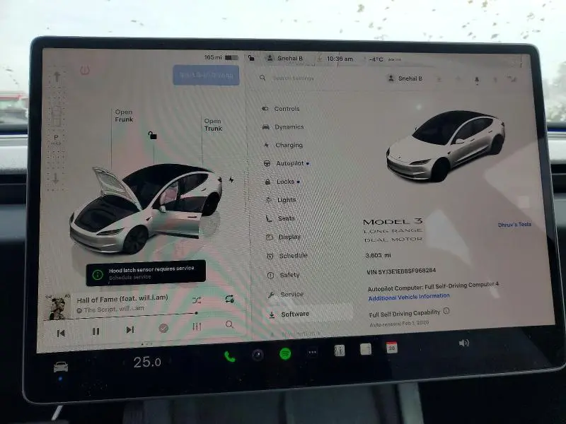 2025 TESLA MODEL 3   