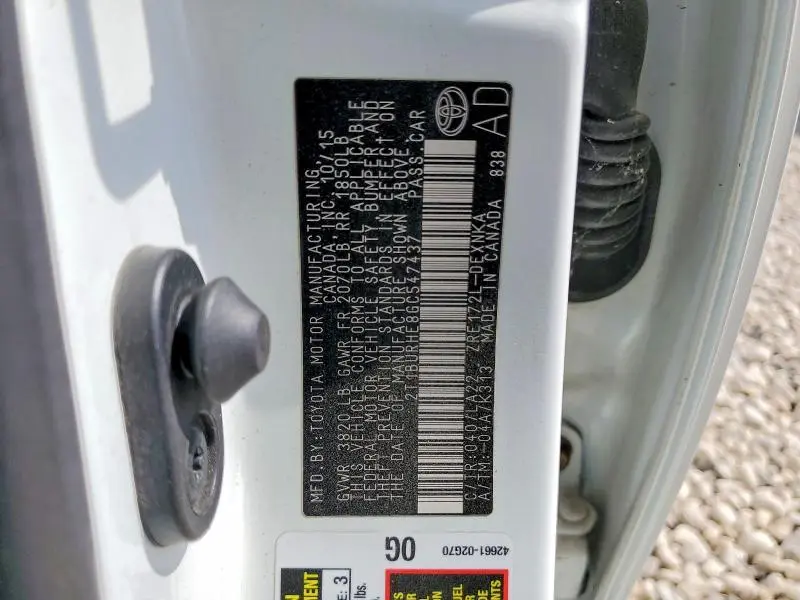 2016 TOYOTA COROLLA LE PREMIUM  
