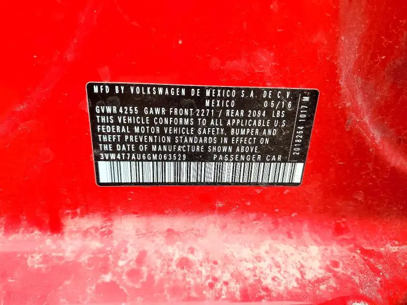 2016 VOLKSWAGEN GTI S  