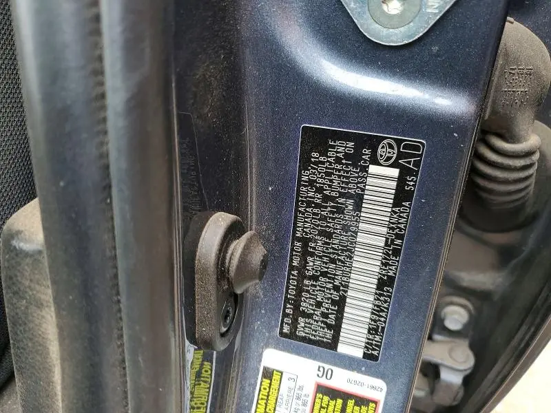 2018 TOYOTA COROLLA LE  