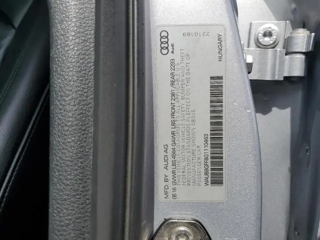 2016 AUDI A3 PREMIUM  