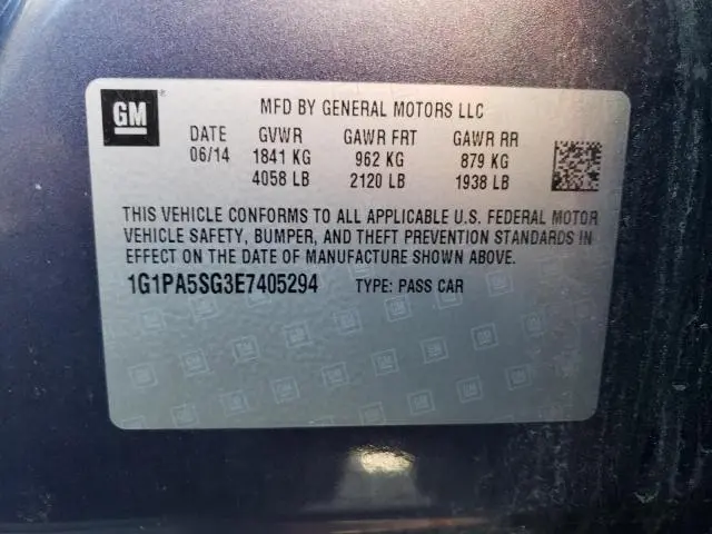 2014 CHEVROLET CRUZE LS  