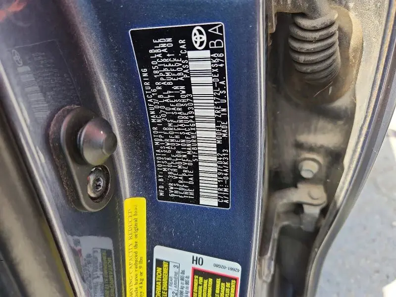 2016 TOYOTA COROLLA S PLUS  