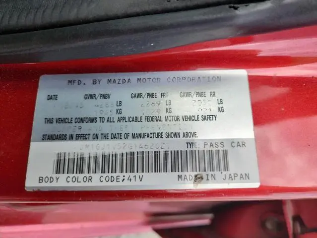 2016 MAZDA 6 TOURING