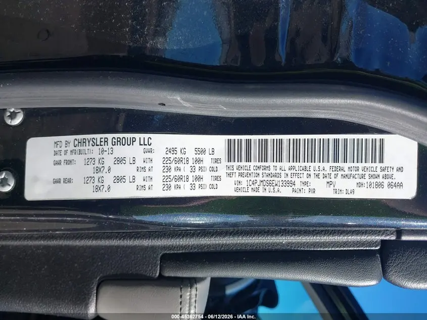 2014 JEEP CHEROKEE LIMITED