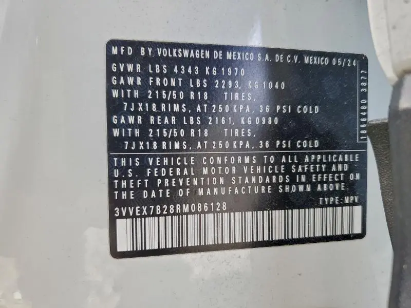 2024 VOLKSWAGEN TAOS SE  