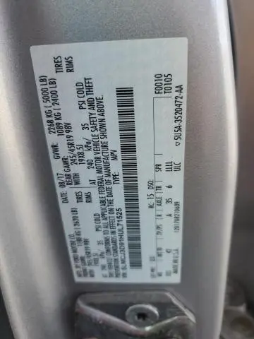 2017 LINCOLN MKC RESERVE  