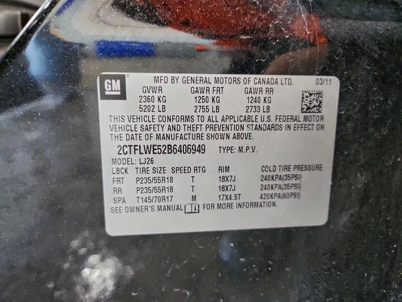 2011 GMC TERRAIN SLT  