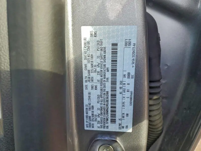 2024 FORD ESCAPE ST LINE  