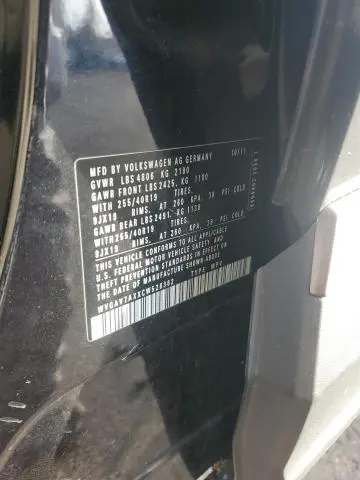 2012 VOLKSWAGEN TIGUAN S  