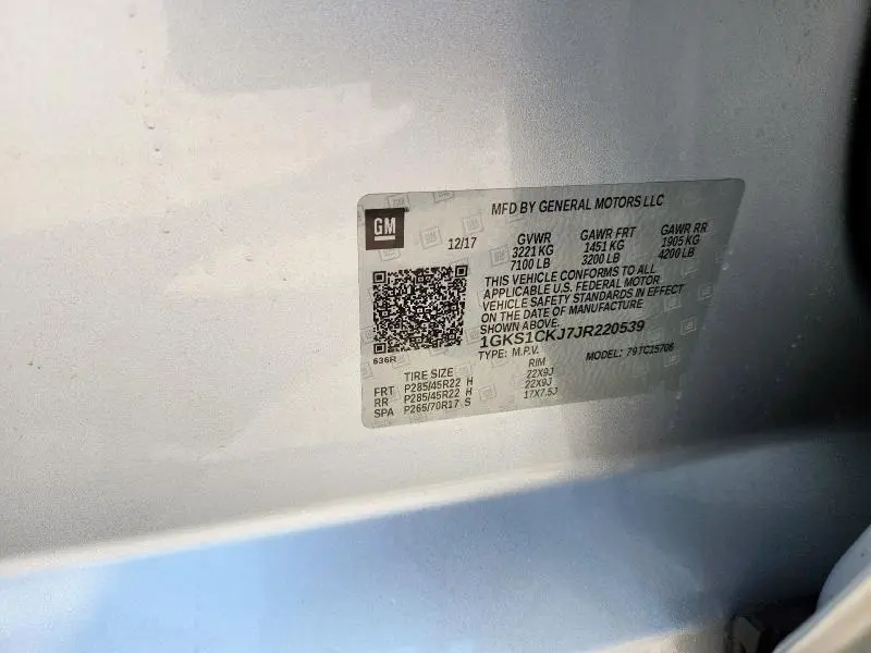 2018 GMC YUKON DENALI  