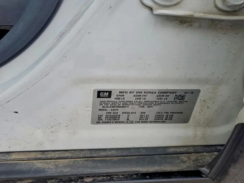 2019 BUICK ENCORE SPORT TOURING  