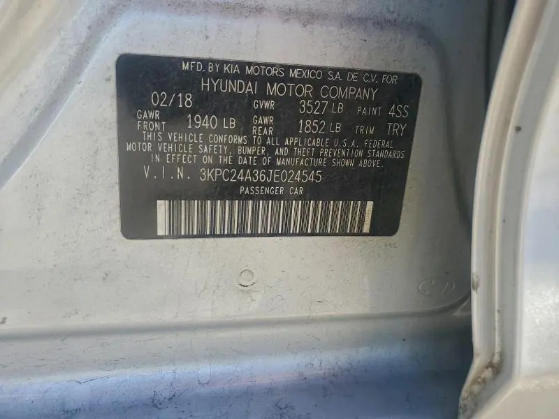 2018 HYUNDAI ACCENT SE  