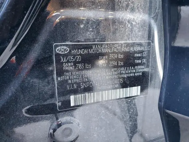 2020 HYUNDAI ELANTRA SE