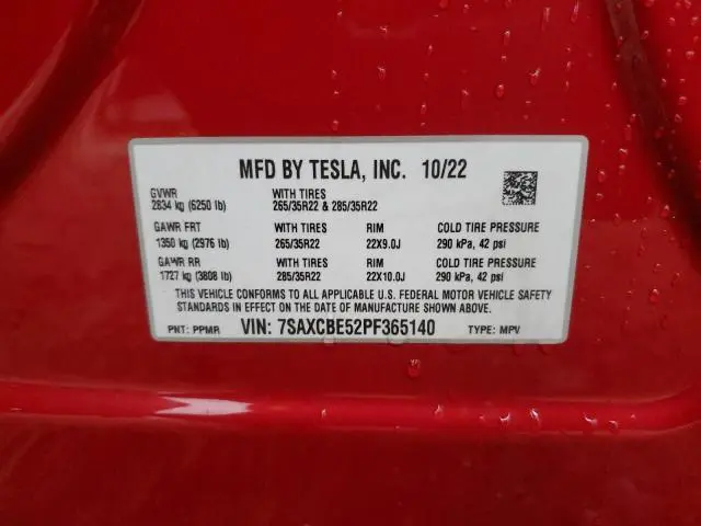 2023 TESLA MODEL X 