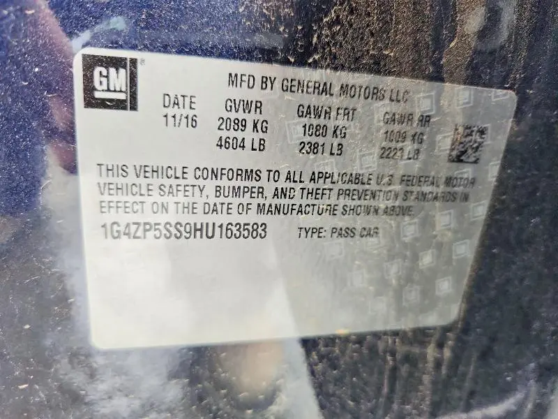 2017 BUICK LACROSSE ESSENCE  