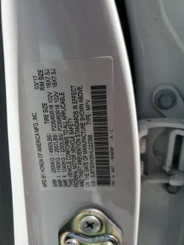 2017 ACURA RDX 