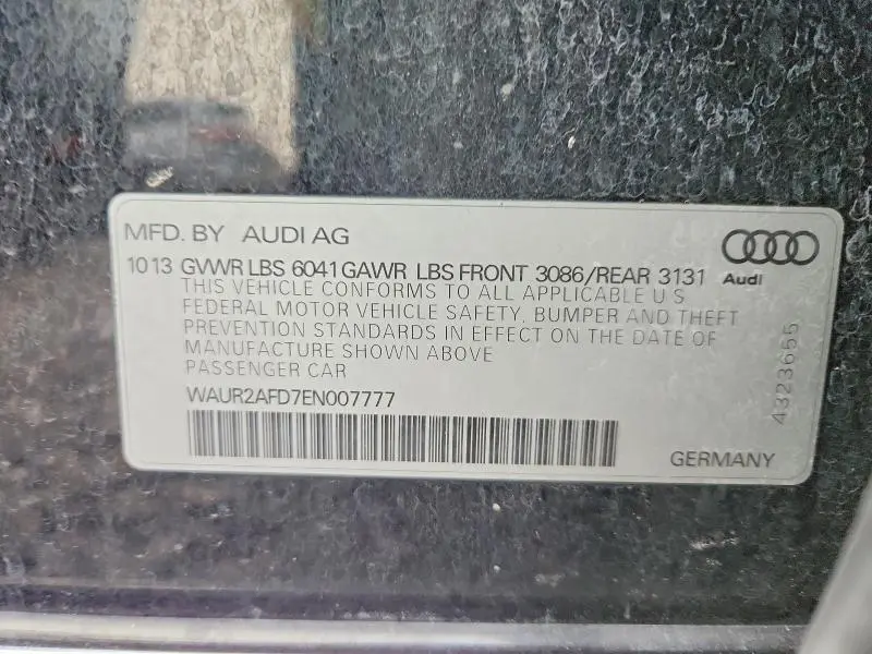 2014 AUDI A8 L QUATTRO  