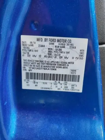 2011 FORD ESCAPE XLT  