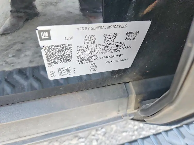2021 CHEVROLET SUBURBAN K1500 Z71  