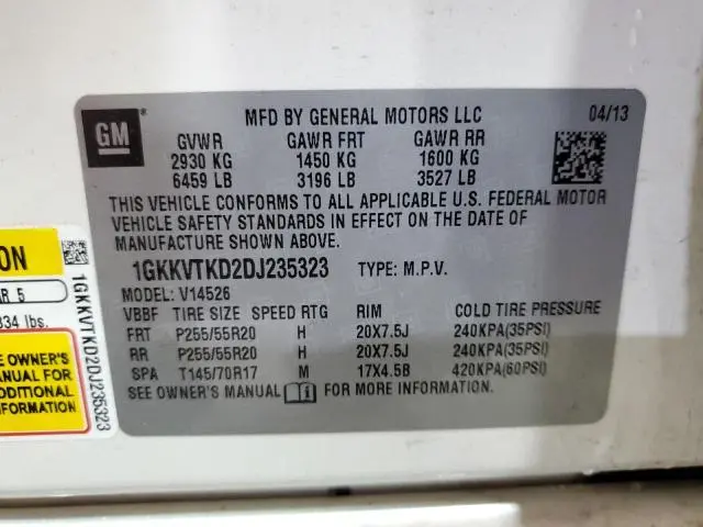 2013 GMC ACADIA DENALI  