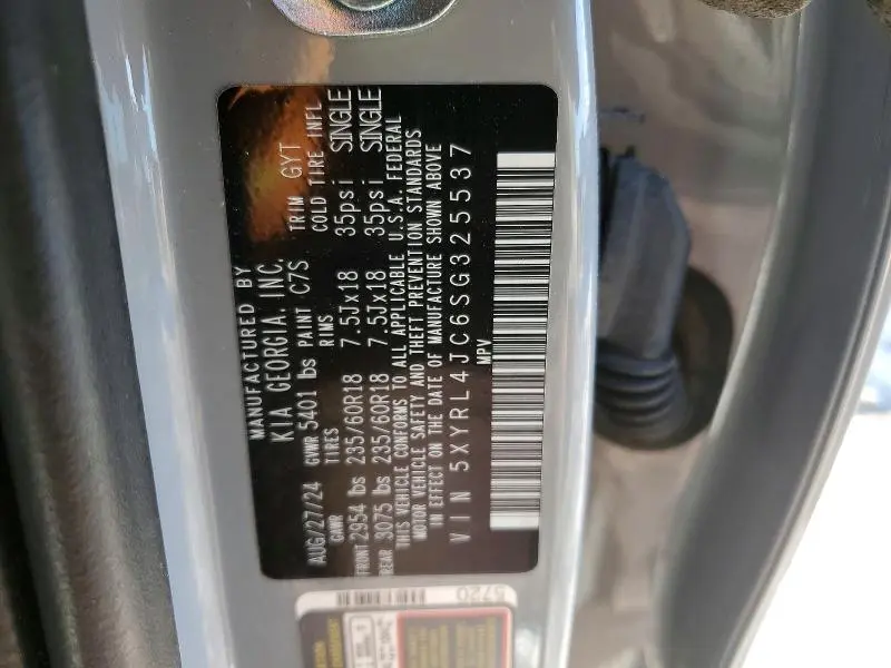 2025 KIA SORENTO S  