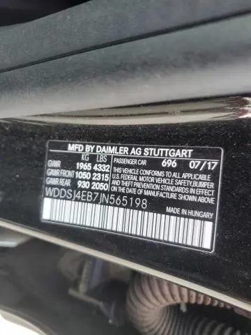 2018 MERCEDES-BENZ CLA 250  