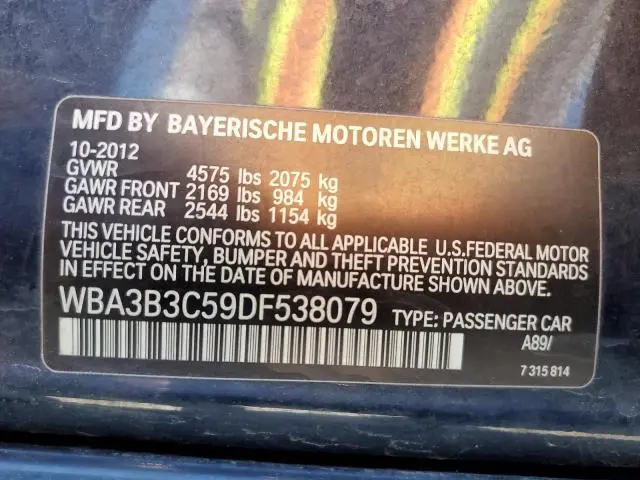 2013 BMW 328 XI  