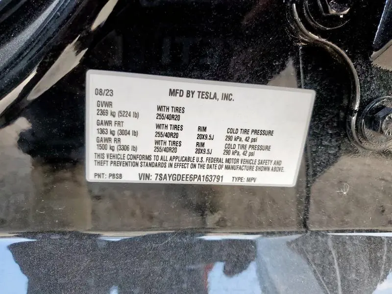 2023 TESLA MODEL Y   